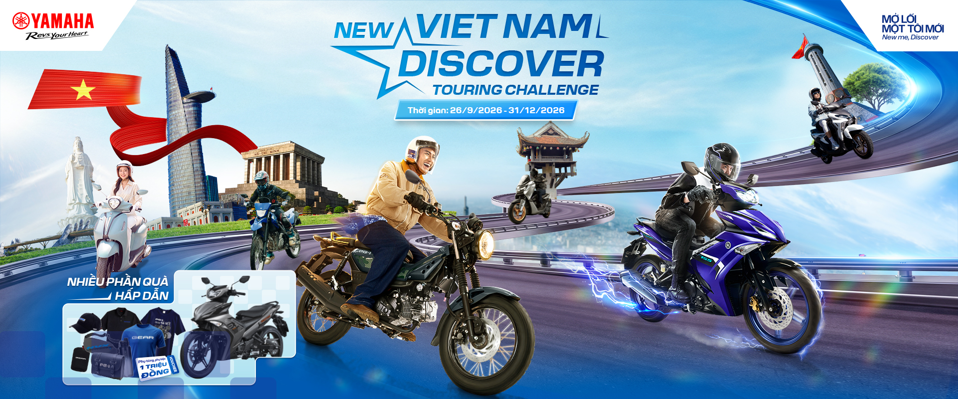 Việt Nam Discover — Touring Challenge — 26/09/2026 đến 31/12/2026