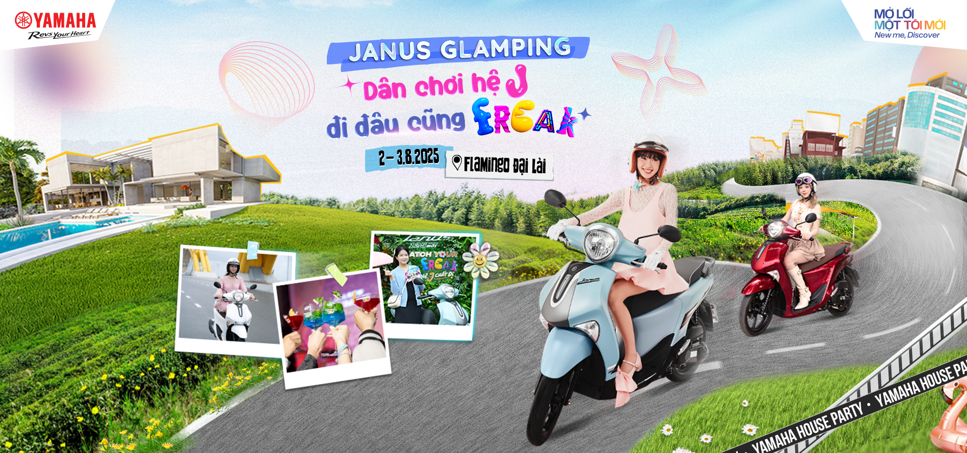 JANUS GLAMPING TOUR: DÂN CHƠI HỆ J, ĐI ĐÂU CŨNG FREAK 