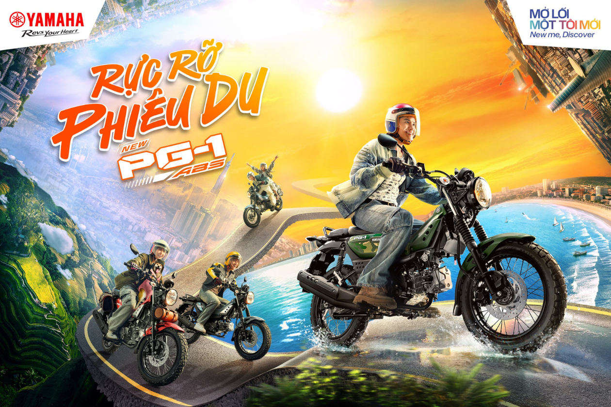 HÀNH TRÌNH RỰC RỠ PHIÊU DU CÙNG YAMAHA PG-1 ABS